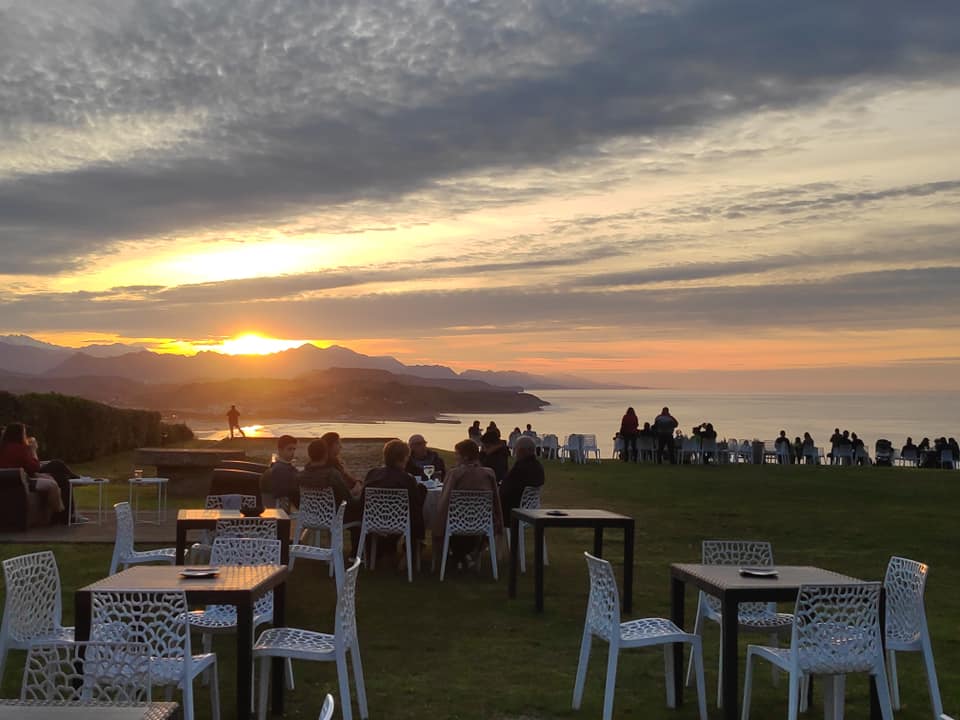 Puesta de sol desde el hotel